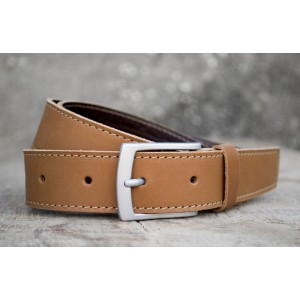 CEINTURE CUIR CAMEL| La french